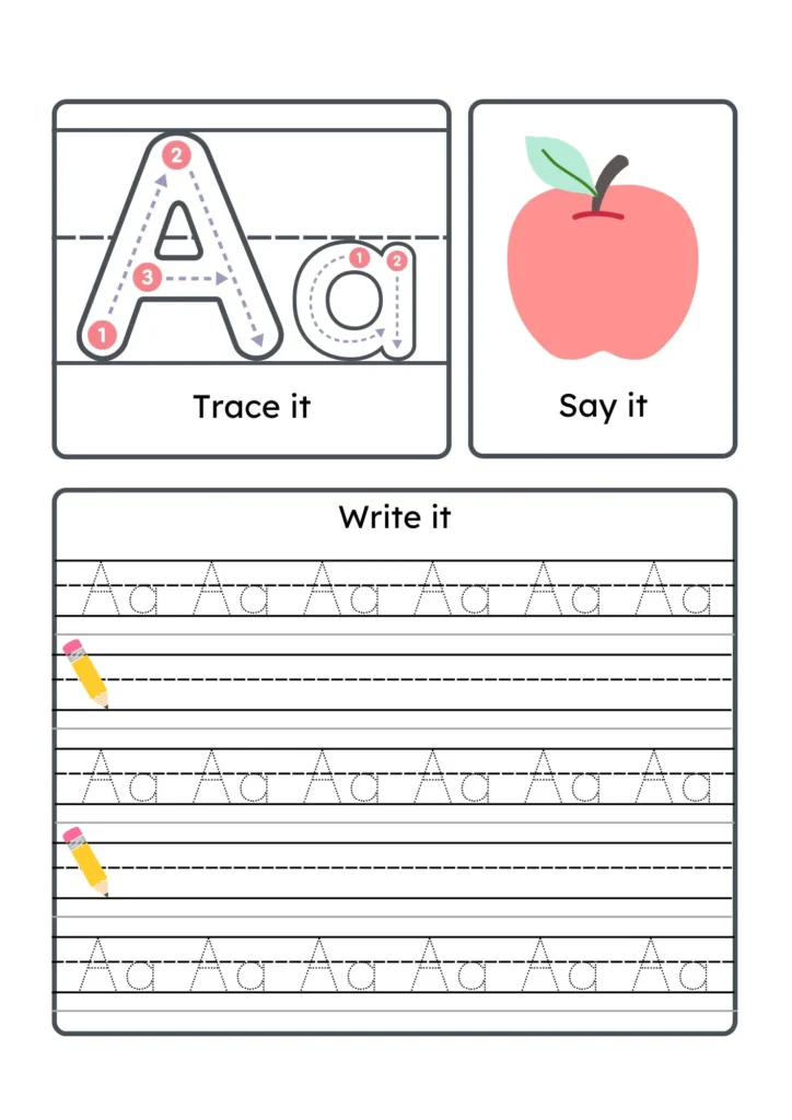 Alphabet Practice Worksheet