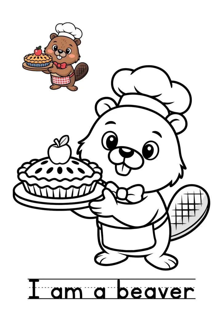 Animals Coloring Book in Blue Background and Illustrative Style 2